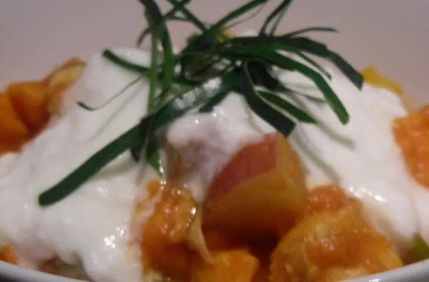 Curry cu frunze de lămâie kaffir